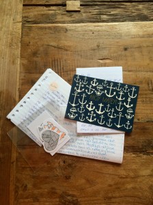 Enkele van de brieven die ik kreeg.